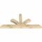 Ekena Millwork Richland Rough Sawn Timber Gable Bracket, Douglas Fir, 60"W x 27"H x 4"D x 4"F, 11/12 Pitch GBW060X27X0404RIC00RDF - alternate 3